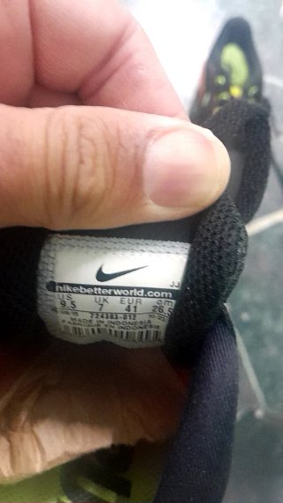 Zapatilla Deportiva Nike Mujer Negra Naranja