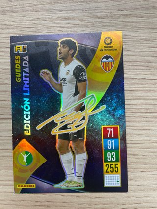 Cartas fútbol Courtois y Guedes Edición Limitada