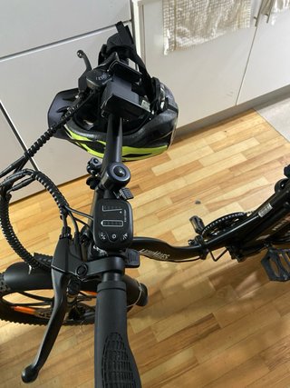 Bicicleta eléctrica HILLMILES + casco + cadena
