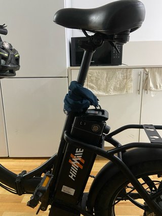 Bicicleta eléctrica HILLMILES + casco + cadena