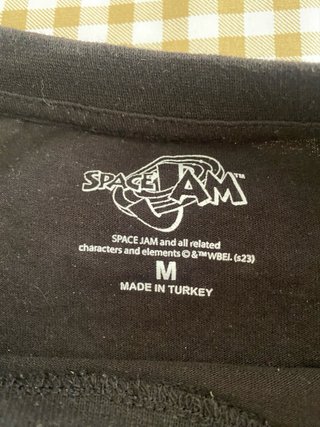 Camiseta Negra Space Jam