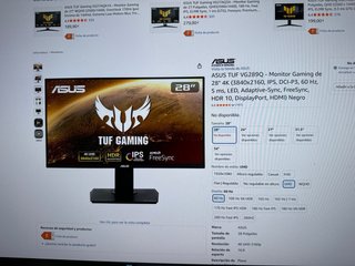 Monitor ASUS TUF VG289Q 28” 4K IPS HDR