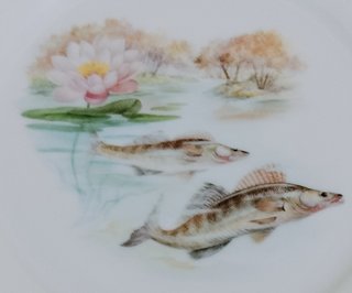 Vajilla Limoges para pescado - 12 platos