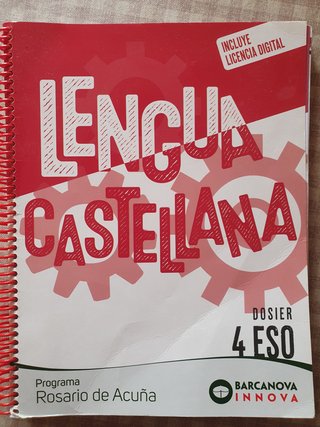 Libro Lengua Castellana 4o ESO Barcanova