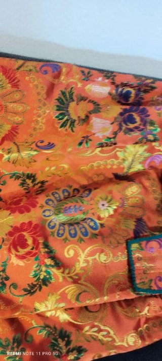 Vestido de Fallera naranja
