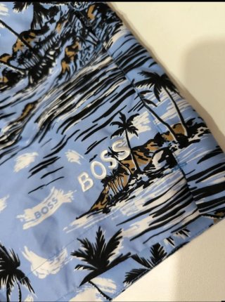 Bañador BOSS Estampado Palmeras y Olas