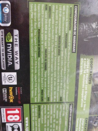 PC Splinter Cell Blacklist DVD-ROM