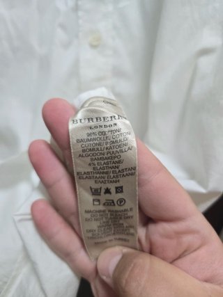 Camicia Burberry Uomo Bianca