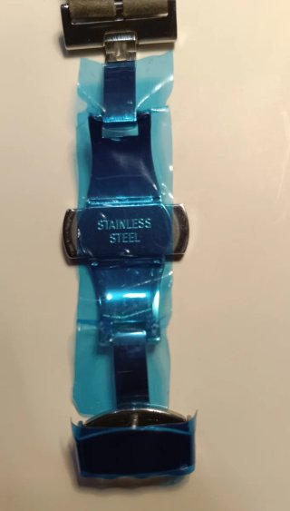 Cinturino vera Pelle Vera 22mm con chiusura dep