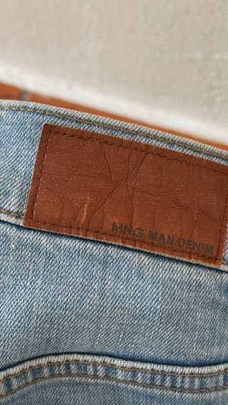 Vaqueros Mango Slim Fit Talla 40 Azul