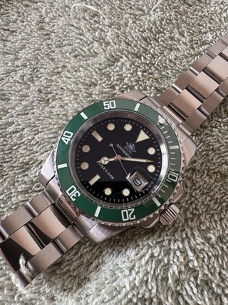 Reloj Addiesdive Verde y Plateado