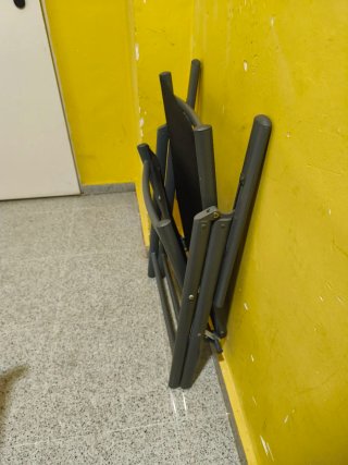2 Sillas Tectake Antracita Jardín