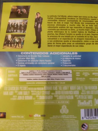 Blu-ray Full Monty - Comedia
