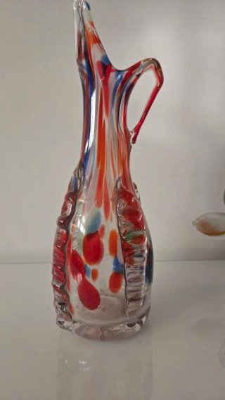 Pez y Jarron Cristal Murano 1962