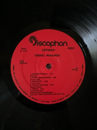 Vinilo Ismael Miranda - No Voy Al Festival
