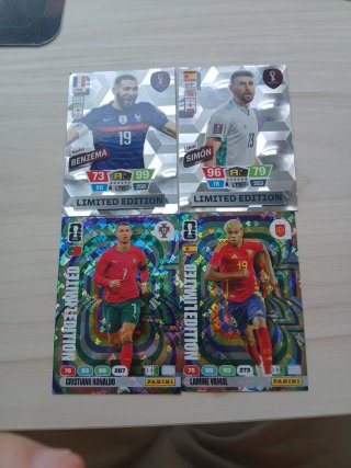4 Cromos Edición Limitada Mundial 2022/2026