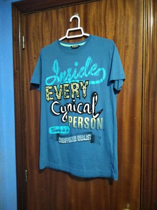 Camiseta Hombre Talla M Inside Every Cynical Perso