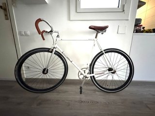 Bicicleta Fixie Blanca