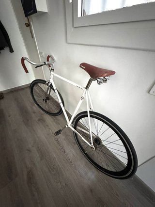 Bicicleta Fixie Blanca