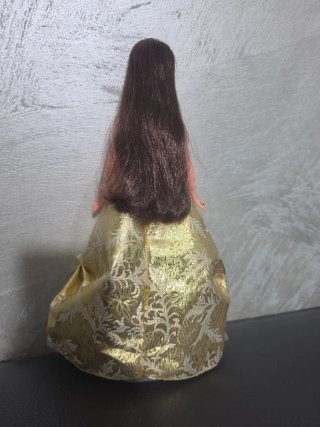 Barbie vestito oro principessa