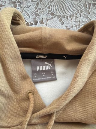 Sudadera Puma Colorblock Marrón y Blanco