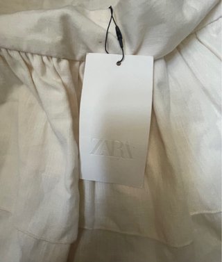 Falda Zara Verano Beige Talla XS