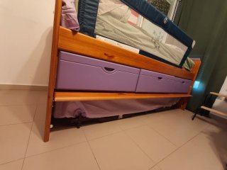 Cama nido madera con cajones