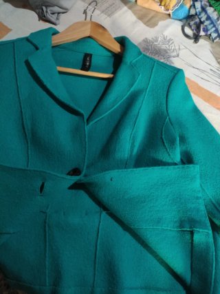 Chaqueta verde mujer