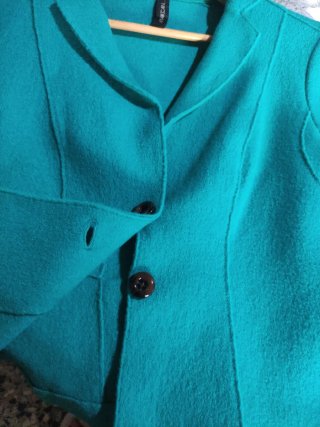 Chaqueta verde mujer