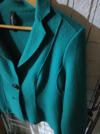 Chaqueta verde mujer