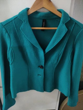 Chaqueta verde mujer