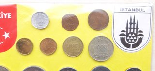 Monedas Turquía Estambul Numismática colección SC