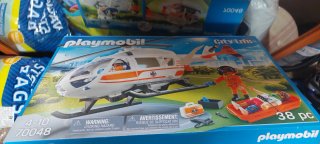 Playmobil Helicóptero Rescate City Life 70048