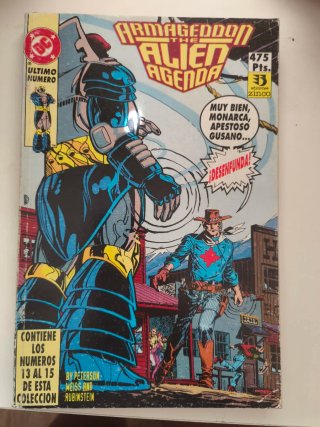 Lote 4 de comics clasicos retapados a 4€ cada uno.