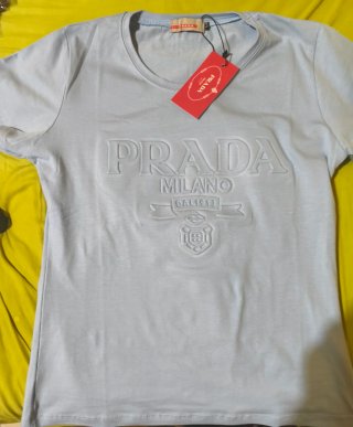 Camiseta Prada Azul Talla 40