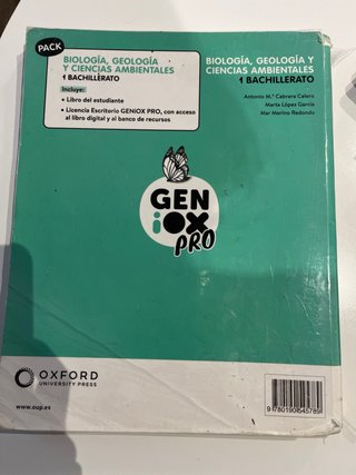 Biología, Geología y CC. Ambientales 1º Bachill...