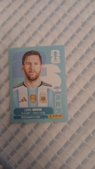 Cromo Lionel Messi Mundial 2026