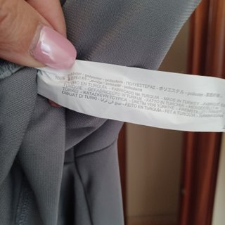 Zara Cuerpo Gris Drapeado Manga Larga