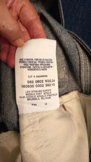 Pantalón vaquero Levi's hombre