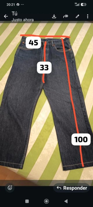 Pantalón vaquero Levi's hombre