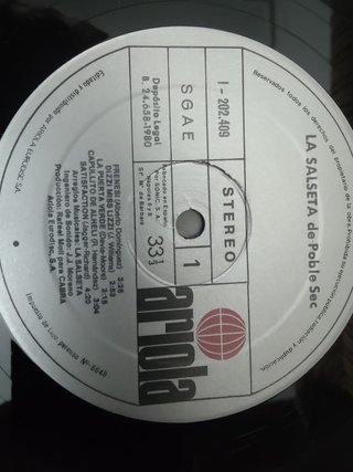 Vinilo La Salseta del Poble Sec