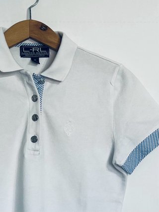 Polo Lauren Ralph Lauren Mujer Blanco Talla XL