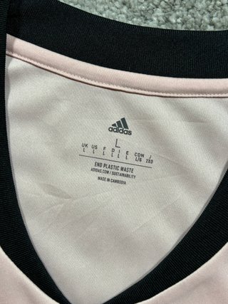Camiseta Adidas Manchester United rosa L