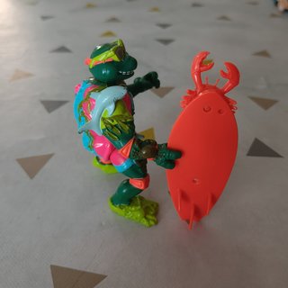 Figura Mike Sewer Surfer Tortugas Ninja(TMNT) 1990
