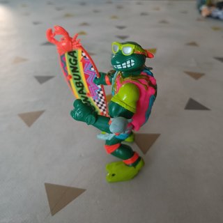 Figura Mike Sewer Surfer Tortugas Ninja(TMNT) 1990