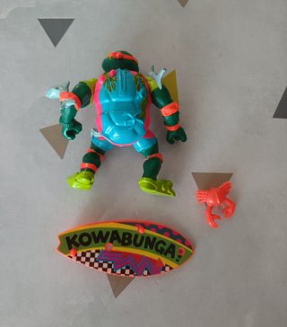 Figura Mike Sewer Surfer Tortugas Ninja(TMNT) 1990