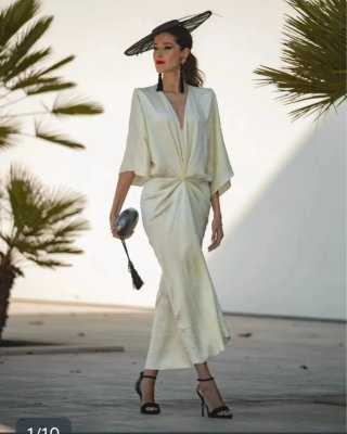 Vestido drapeado Zara