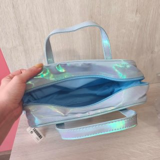 Neceser/Bolso Mano Azul Pastel