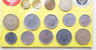Monedas Turquía SC Estambul colección numismática