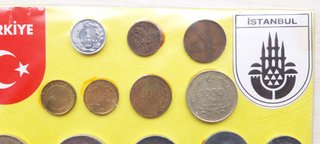 Monedas Turquía SC Estambul colección numismática